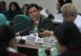 Sen. Ralph G. Recto, chair of the Senate Committee on Government Corporations and Public Enterprises, conducts hearing on two proposed measures increasing the pension of Social Security System (SSS) members and creating the Philippine Horseracing Authority. (Photos by Alex Nuevaespana of PRIB)